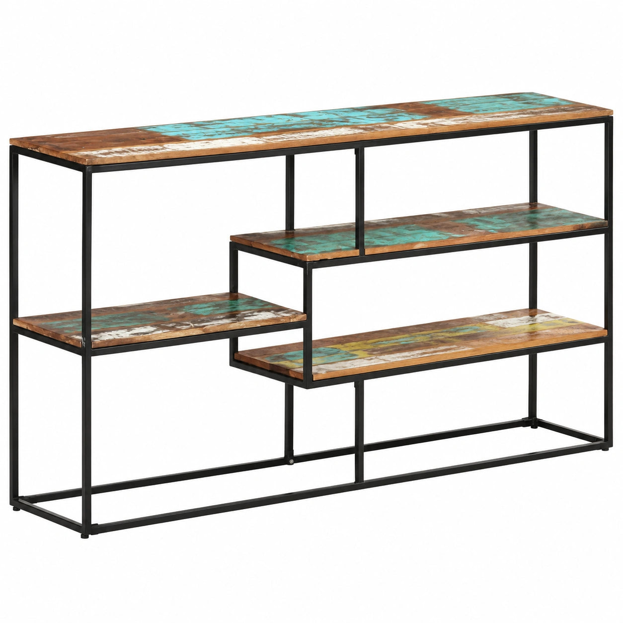 buffet-en-bois-recycle-massif-et-acier-avec-compartiments-ouverts-style-industriel-pour-salon-exralu9015nm