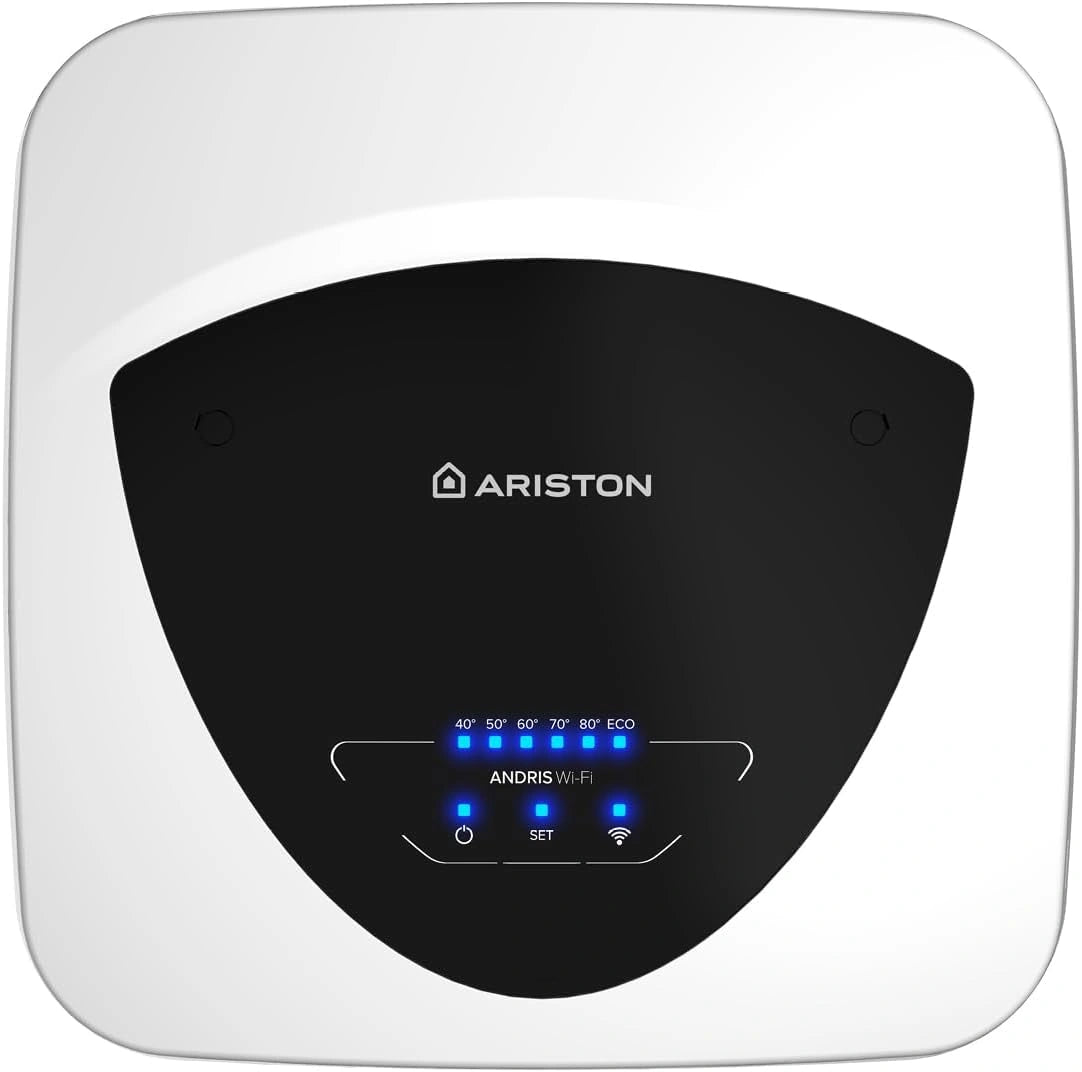 Podgrzewacz wody Ariston – łączność Wi-Fi, pojemność 30 l, do codziennego zastosowania