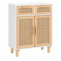 buffet-blanc-avec-tiroirs-et-porte-en-rotin-naturel-bois-de-pin-massif-style-scandinave-imkojk9008iu