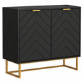 buffet-bas-noir-avec-armoire-et-etagere-reglable-capacite-65kg-qyglut8954dp
