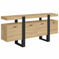 buffet-enfilade-200-cm-avec-niche-et-4-portes-bois-et-noir-igyphc8942do