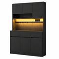 vaisselier-de-cuisine-avec-prises-et-tiroirs-noir-100-x-40-x-180-cm-tnehtt9053yc