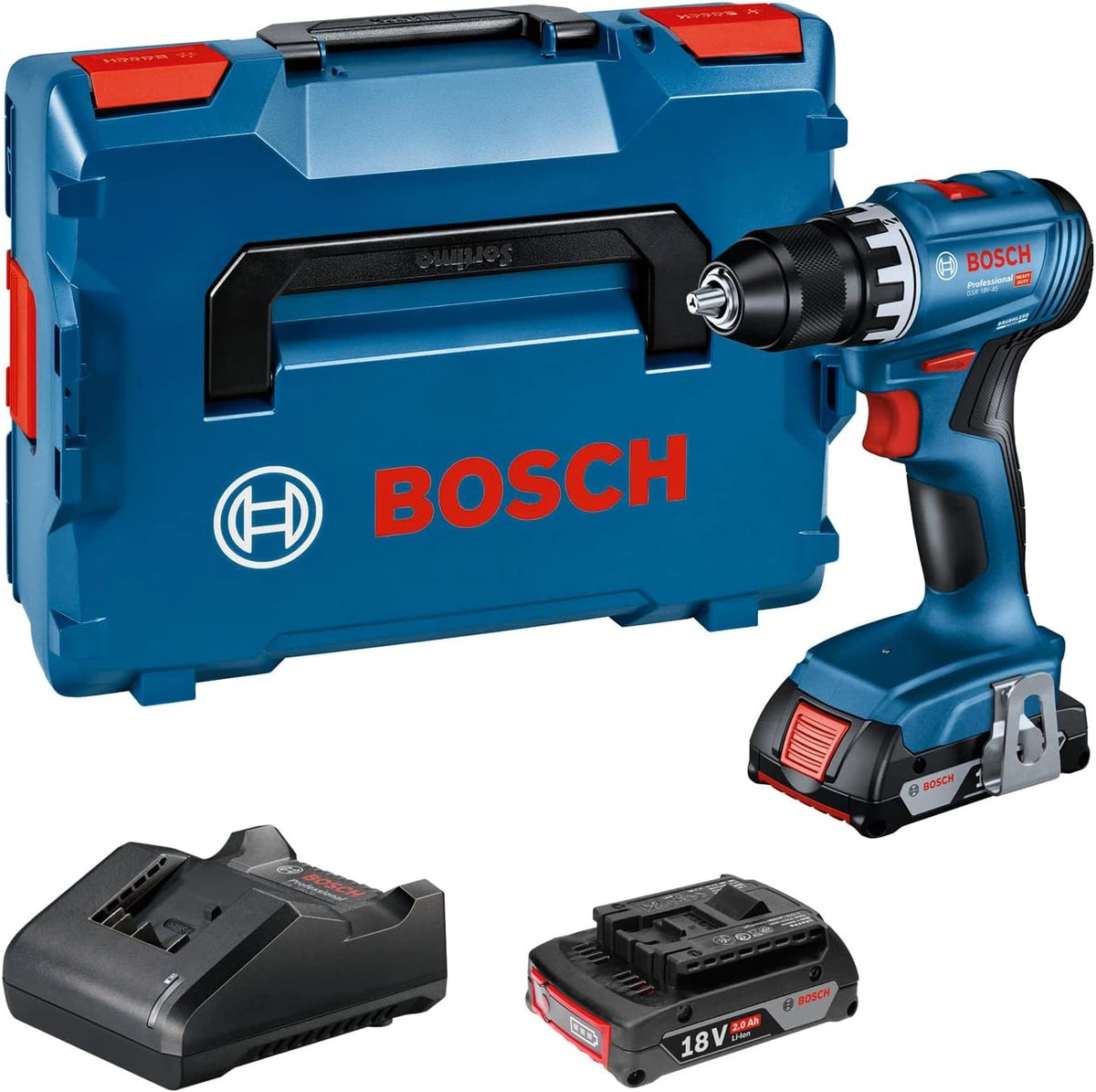 Wiertarko-wkrętarka Bosch Professional – akumulator 2,0 Ah, napięcie 18 V, do zgodnych urządzeń lub pojazdów