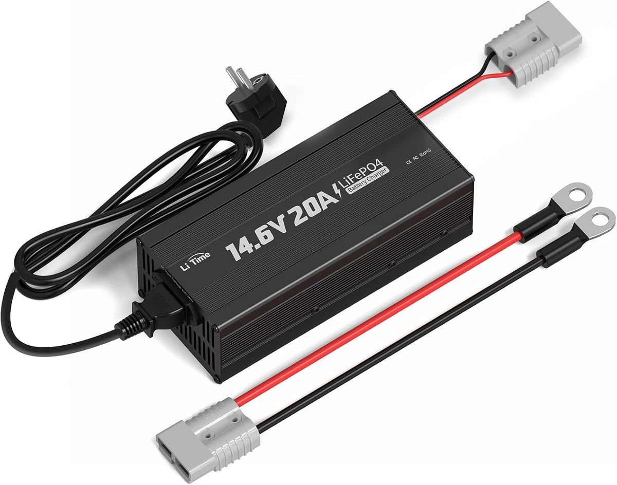 Ładowarka do akumulatorów LiTime 12V – napięcie 12 V, do codziennego zastosowania